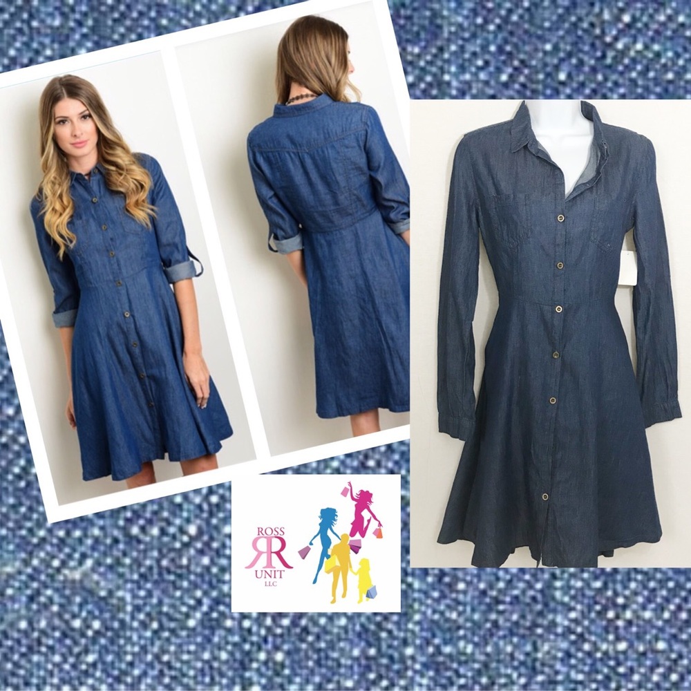 Chelsea Denim Dress - Picture 1 of 1